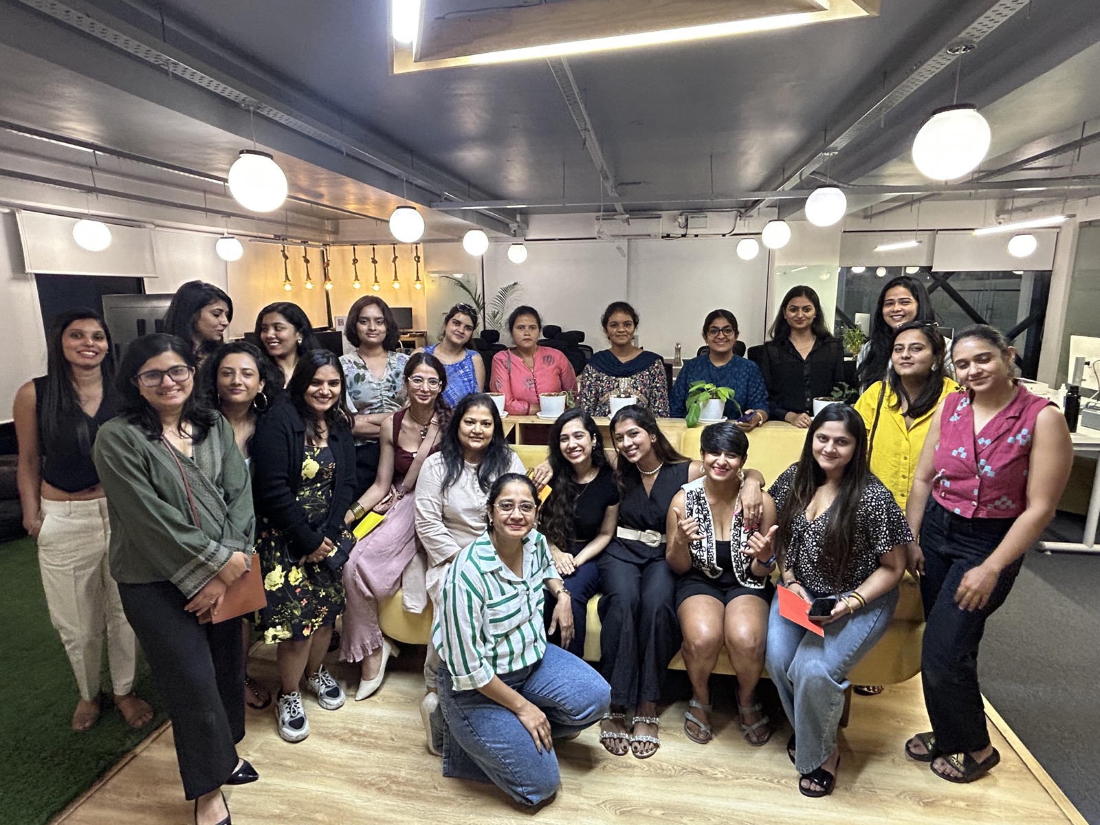 Community photo from a women-only marketing meetup hosted by Reshma Baskaran